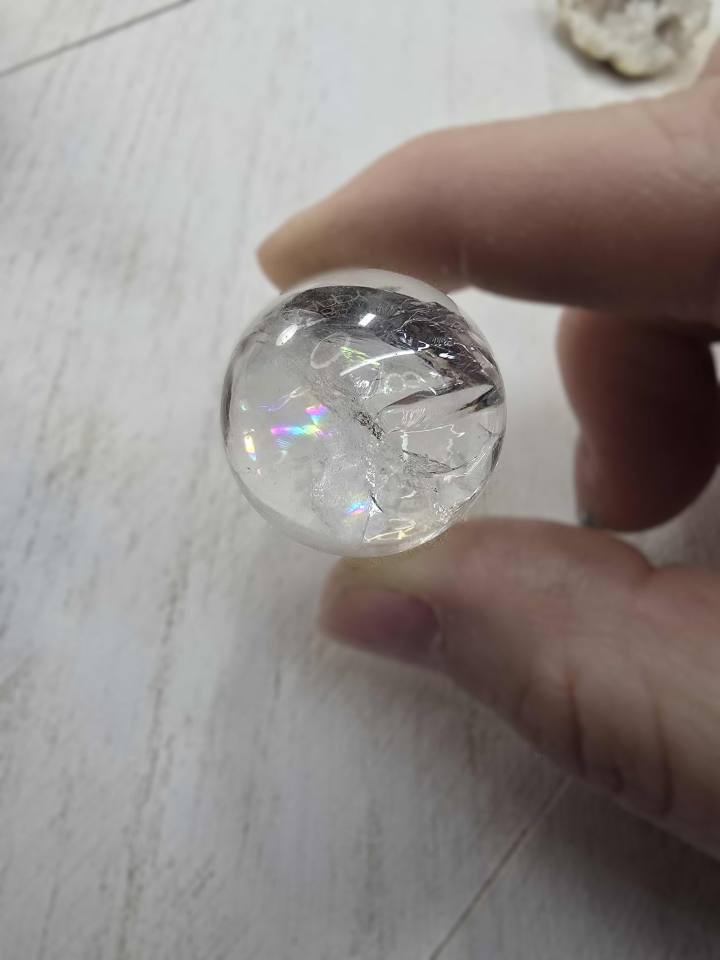 Rainbow Quartz Spheres