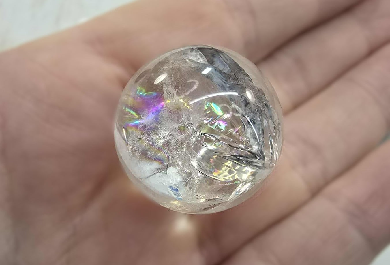 Rainbow Quartz Spheres