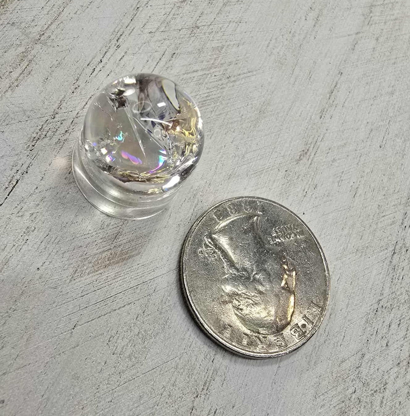 Rainbow Quartz Spheres