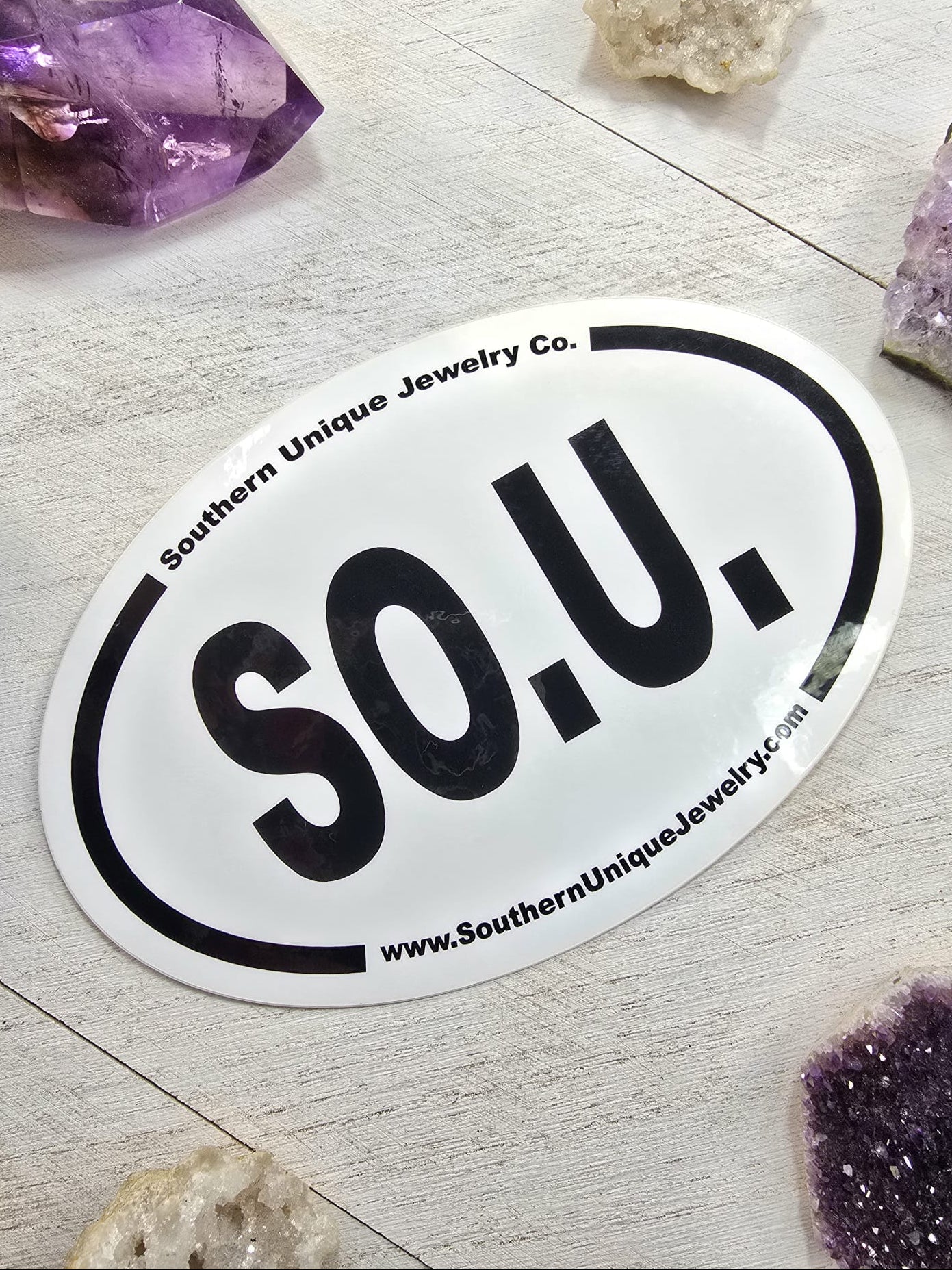 So. U. Bumper Sticker 5" x 3.25"
